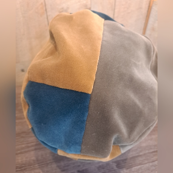 Laurie Ramona Vintage Bucket Hat Velvet Patchwork Multicolored Unisex Y2K Hat - Picture 6 of 14